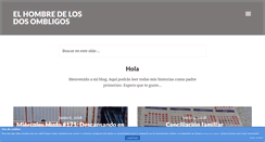Desktop Screenshot of elhombredelosdosombligos.com